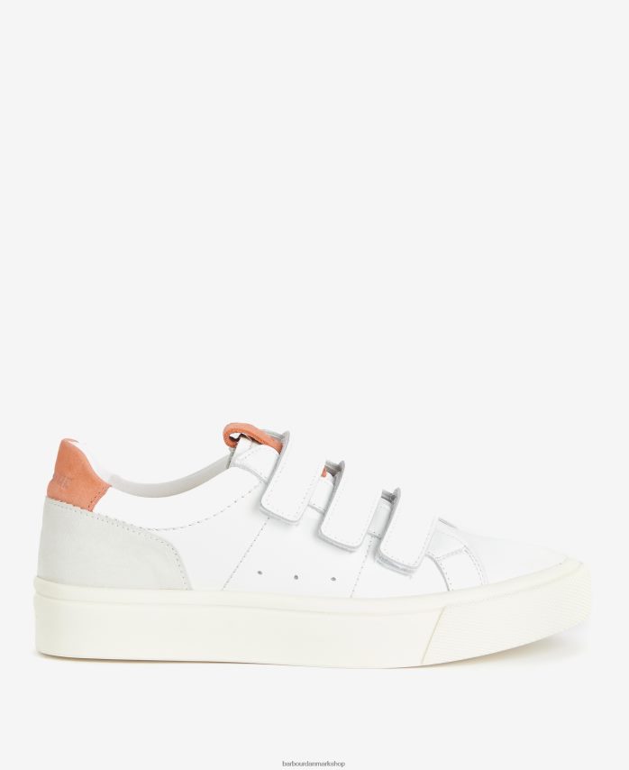 hvid/lavendel georgie sneakers med tre stropper BR2BR22137 Kvinder Barbour fodtøj