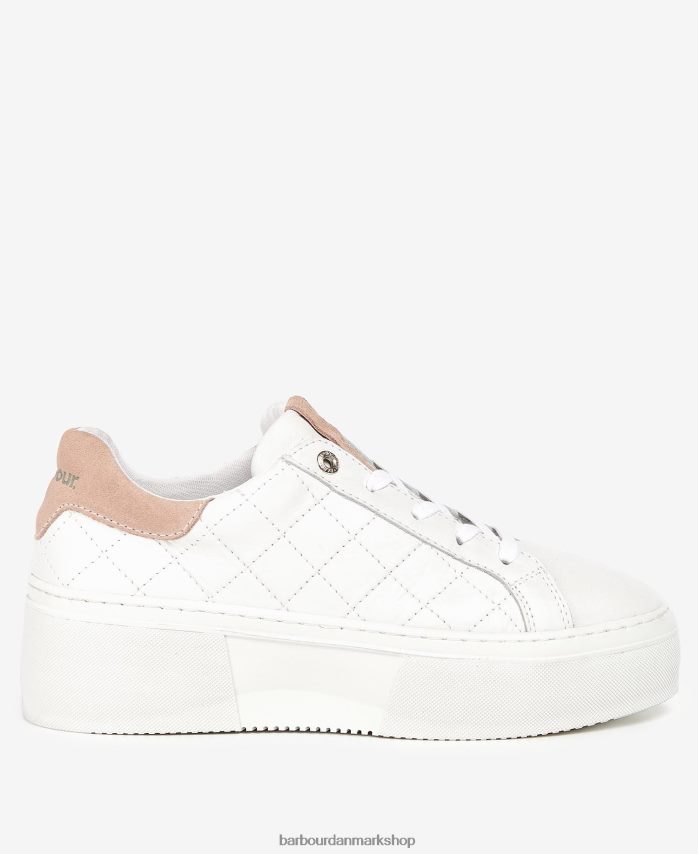 hvid/sølv pæon darla trænere BR2BR22126 Kvinder Barbour fodtøj