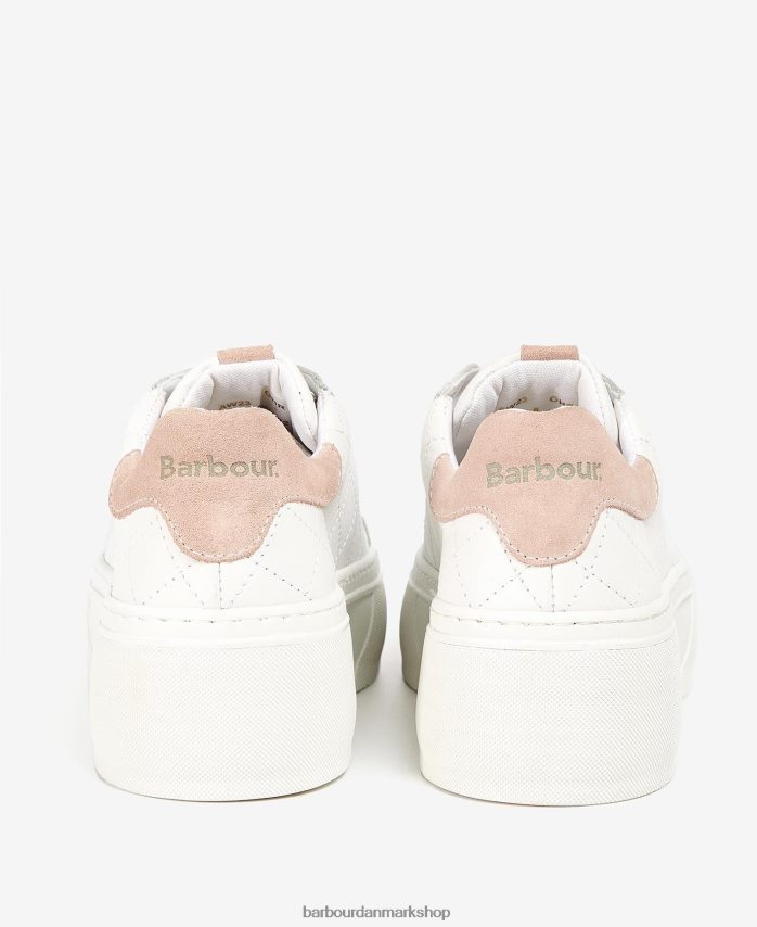 hvid/sølv pæon darla trænere BR2BR22126 Kvinder Barbour fodtøj