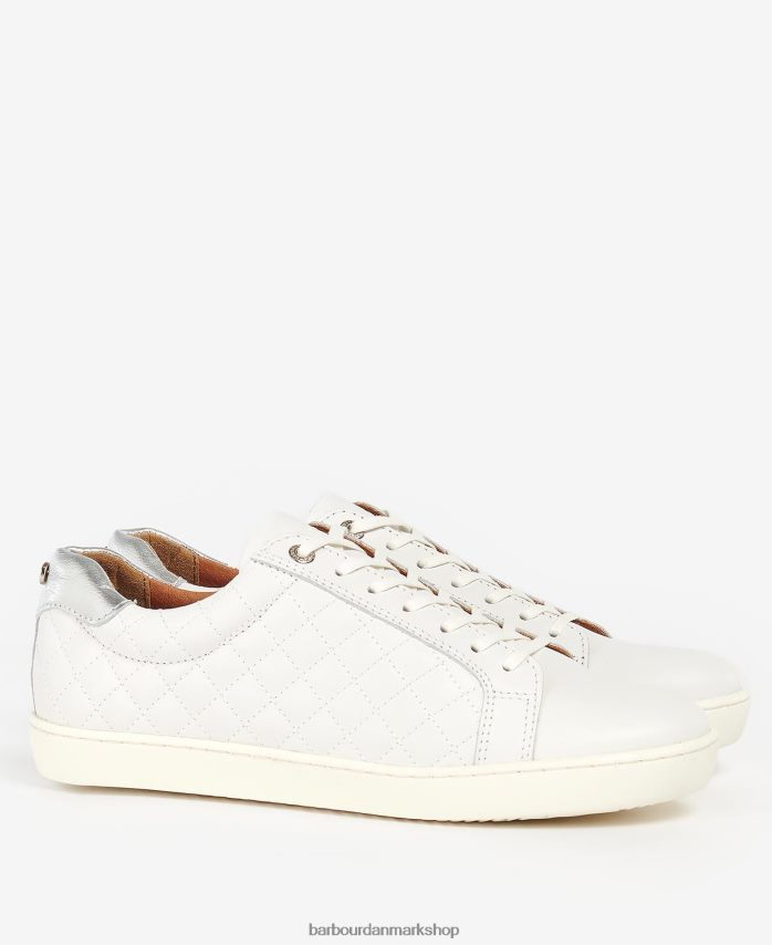 sølv metallisk læder cosmo trænere BR2BR22130 Kvinder Barbour fodtøj