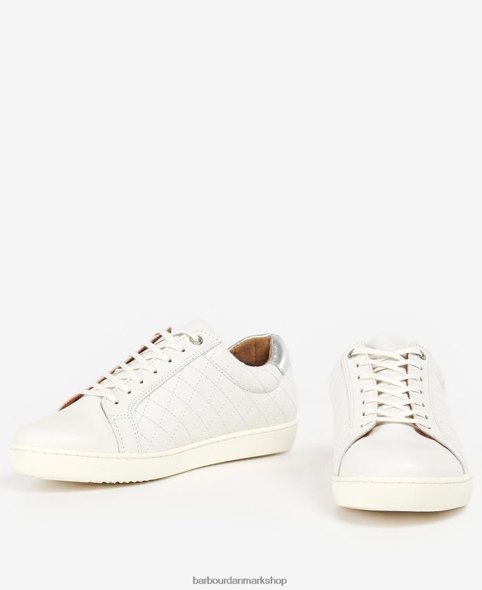 sølv metallisk læder cosmo trænere BR2BR22130 Kvinder Barbour fodtøj