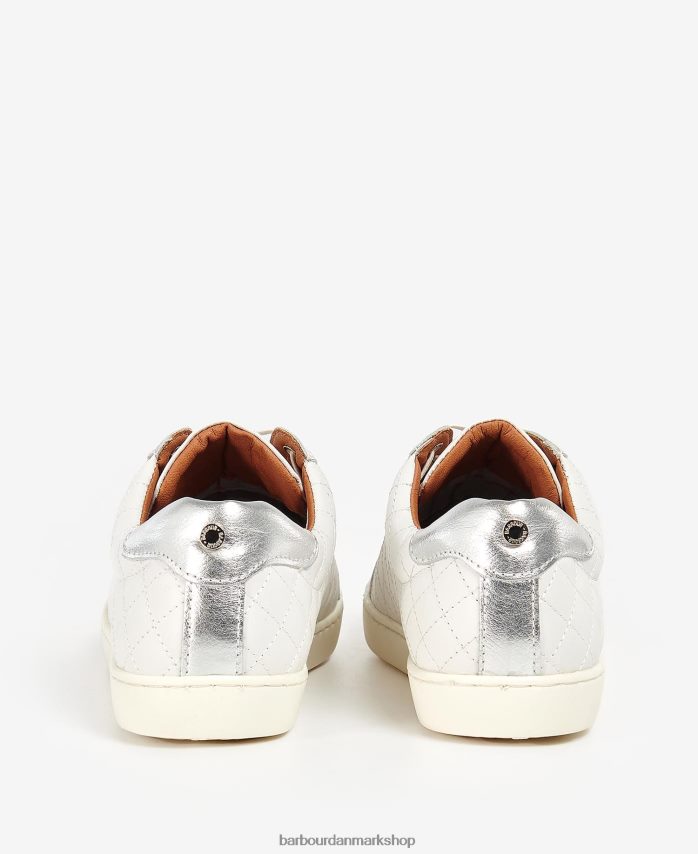 sølv metallisk læder cosmo trænere BR2BR22130 Kvinder Barbour fodtøj