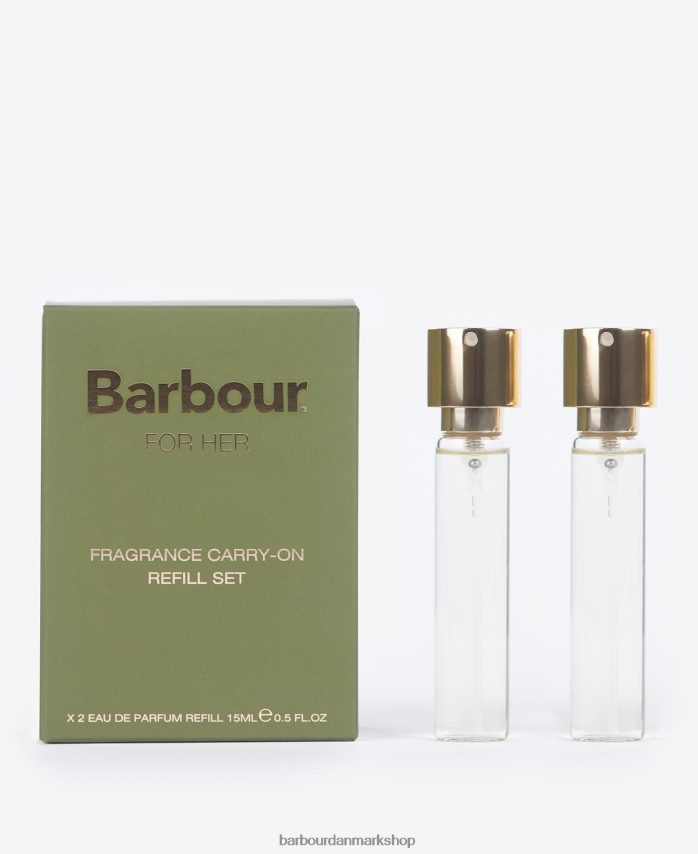 klassisk grøn hendes parfume rejsestørrelse refill sæt BR2BR22412 Kvinder Barbour tilbehør