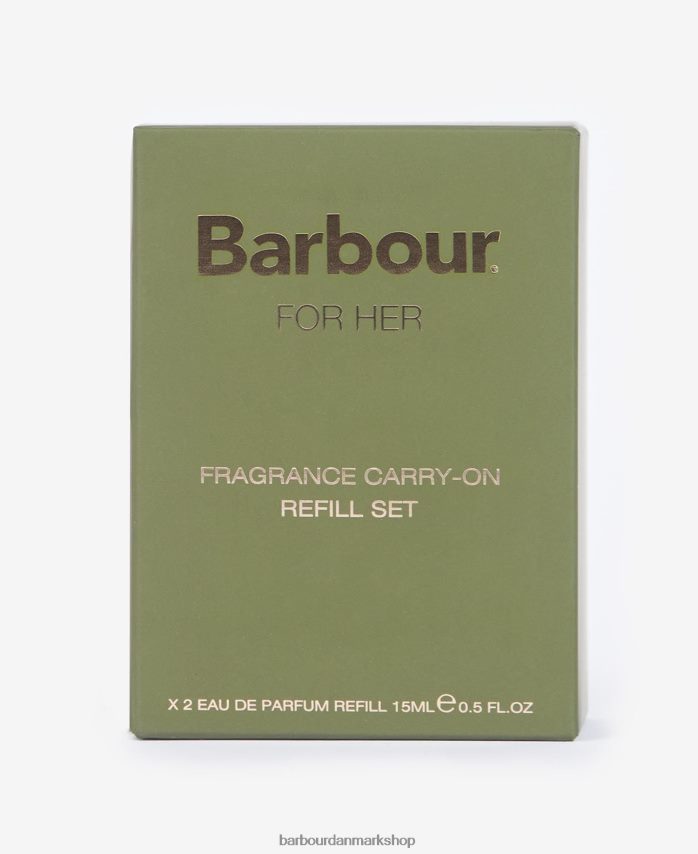 klassisk grøn hendes parfume rejsestørrelse refill sæt BR2BR22412 Kvinder Barbour tilbehør