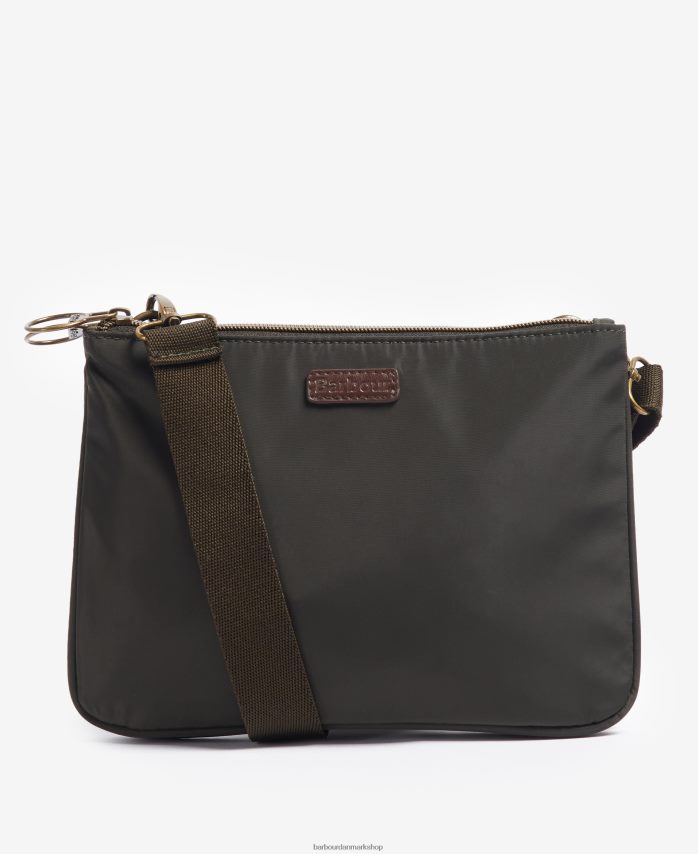 oliven ella crossbody taske med dobbelt lynlås BR2BR22400 Kvinder Barbour tilbehør