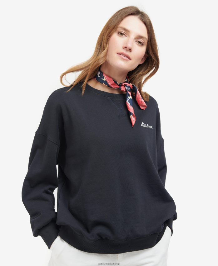 flåde/hund firkantet tørklæde med hundetryk BR2BR22451 Kvinder Barbour tilbehør