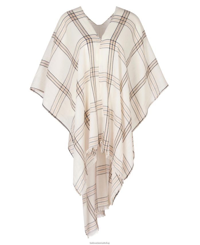 hviske hvid jade ternet tørklæde BR2BR22445 Kvinder Barbour tilbehør