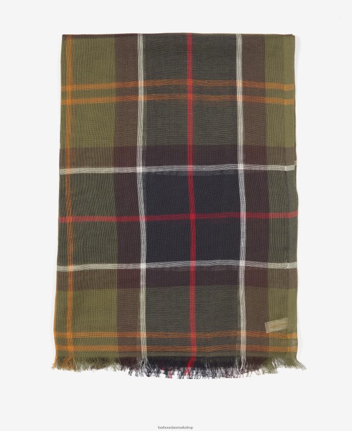 klassisk christie tartan wrap BR2BR22446 Kvinder Barbour tilbehør
