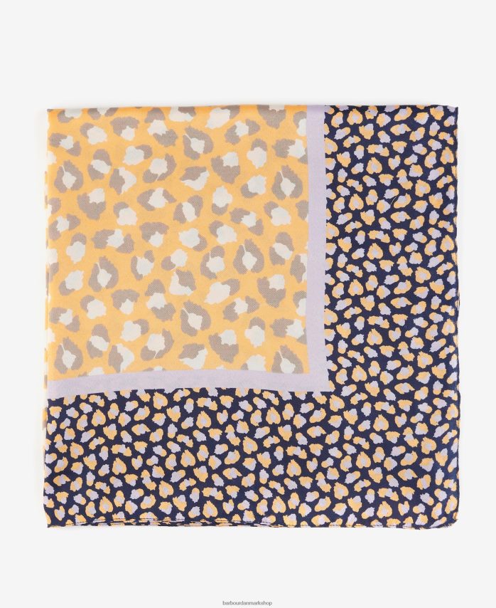 papaya tørklæde med dyreprint BR2BR22455 Kvinder Barbour tilbehør