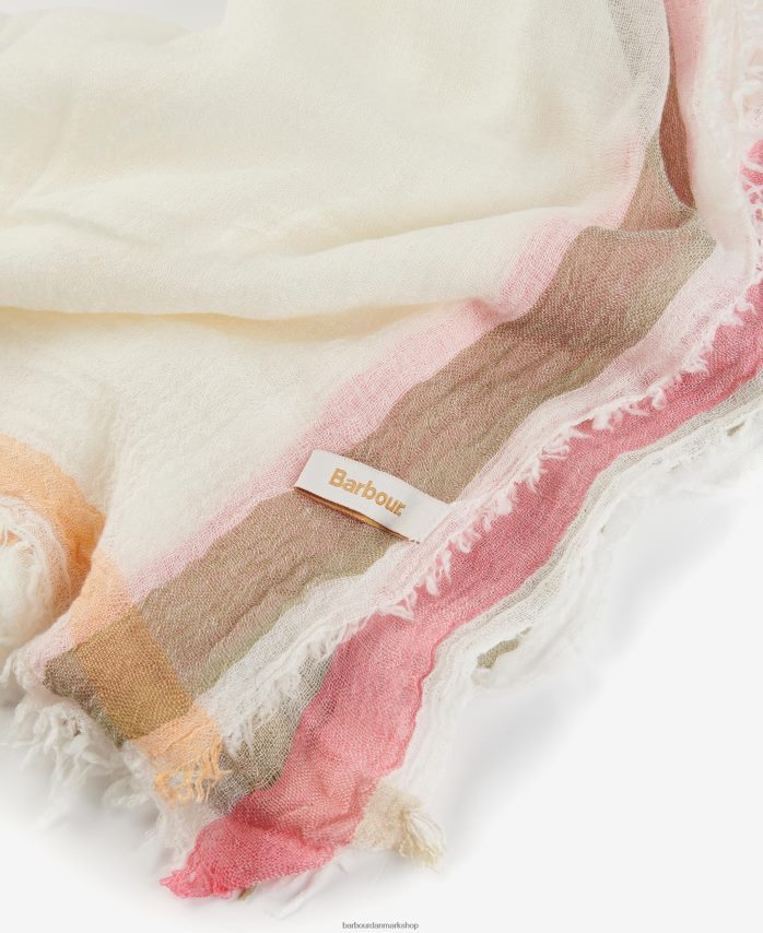 røllike/multi blackett border check wrap BR2BR22463 Kvinder Barbour tilbehør