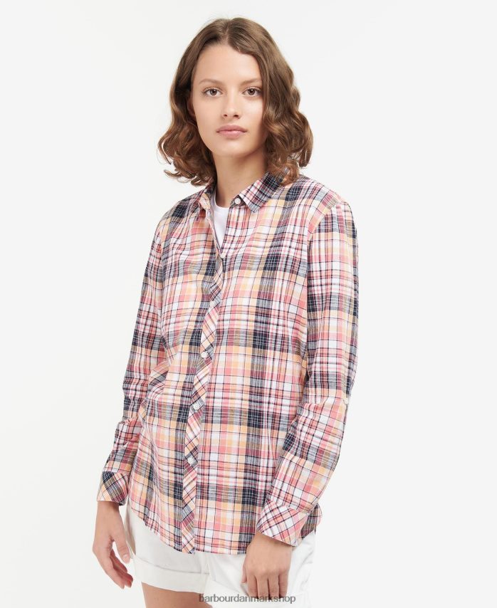 flådetjek seaglow skjorte BR2BR21633 Kvinder Barbour tøj