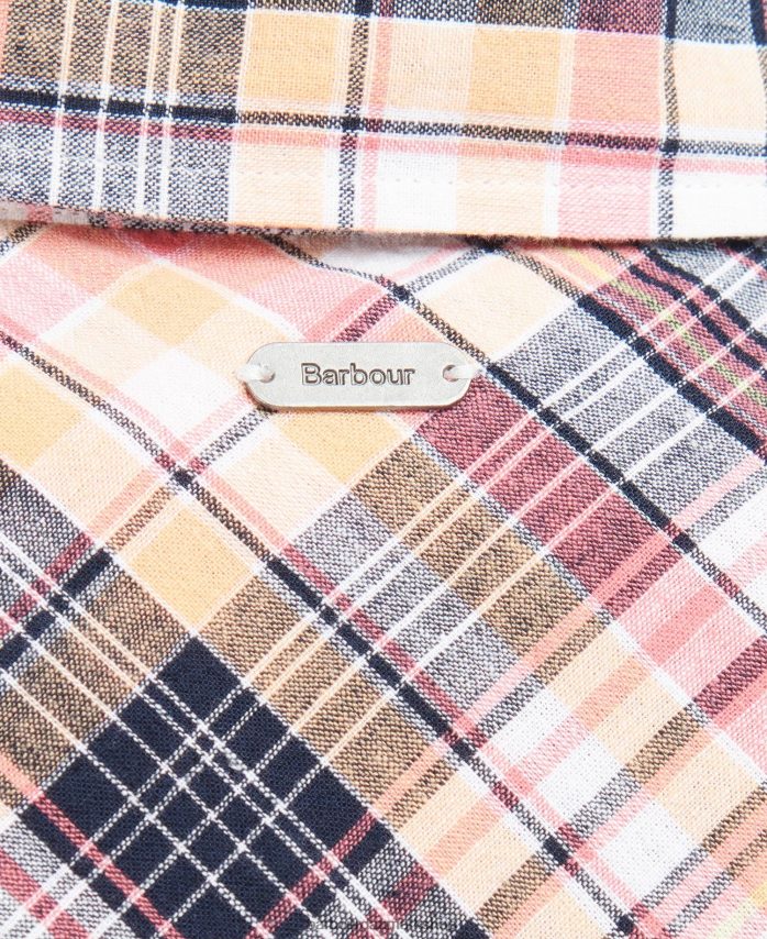 flådetjek seaglow skjorte BR2BR21633 Kvinder Barbour tøj