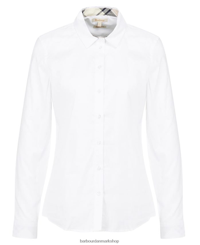 hvid/indigo tartan derwent skjorte BR2BR21597 Kvinder Barbour tøj