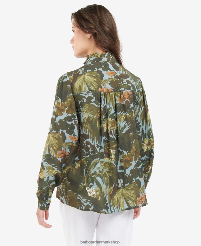 limerence/himmel boheme skjorte BR2BR21640 Kvinder Barbour x House of Hackney tøj
