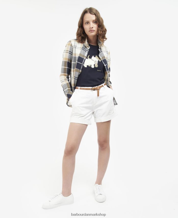 poppel tartan bredon skjorte BR2BR21626 Kvinder Barbour tøj