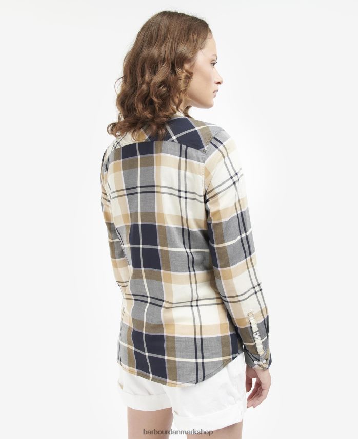 poppel tartan bredon skjorte BR2BR21626 Kvinder Barbour tøj