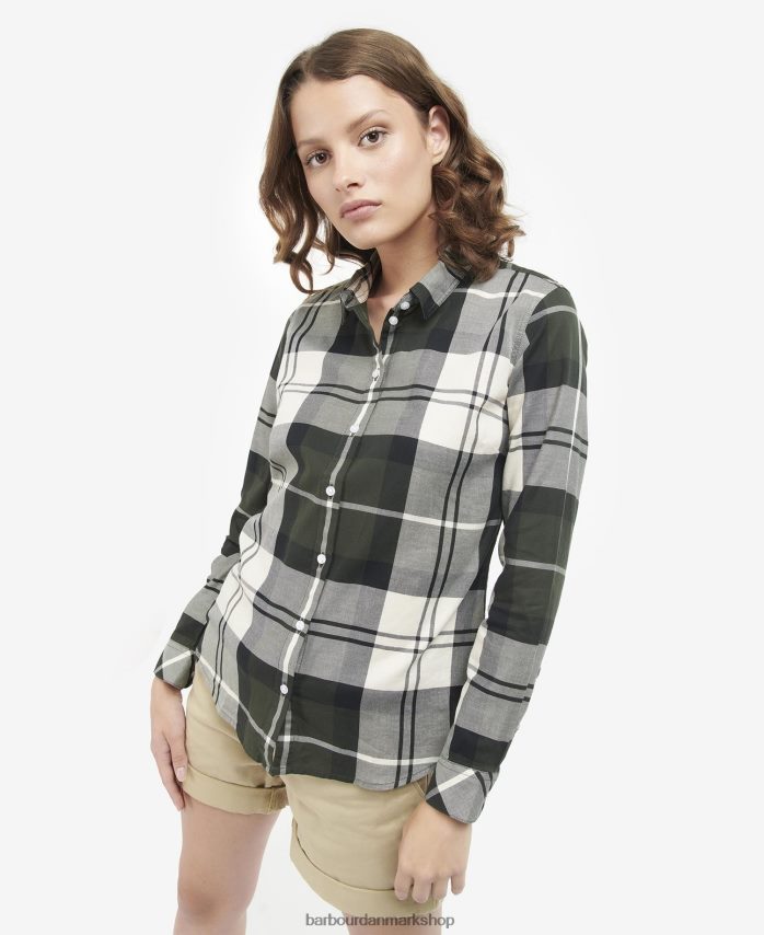 poppel tartan bredon skjorte BR2BR21629 Kvinder Barbour tøj