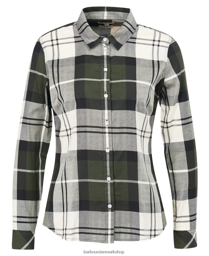 poppel tartan bredon skjorte BR2BR21629 Kvinder Barbour tøj