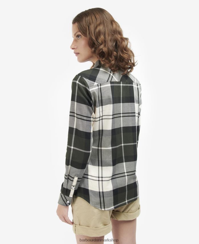 poppel tartan bredon skjorte BR2BR21629 Kvinder Barbour tøj