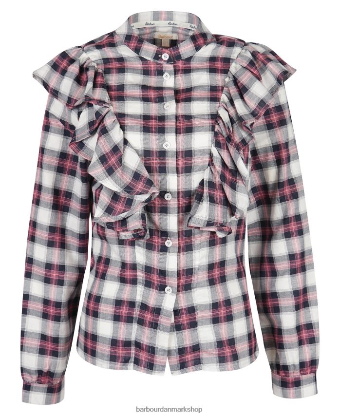 sky/flådekontrol perle skjorte BR2BR21627 Kvinder Barbour tøj