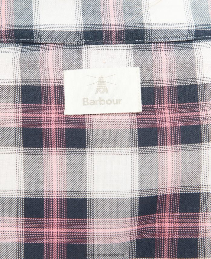 sky/flådekontrol perle skjorte BR2BR21627 Kvinder Barbour tøj