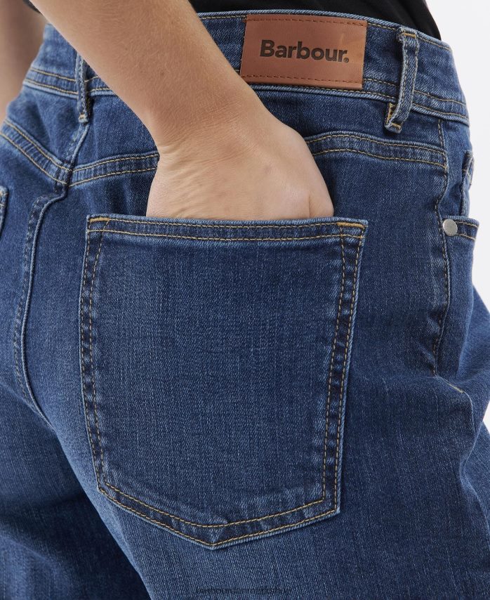 ecru maddison denimshorts BR2BR21762 Kvinder Barbour tøj