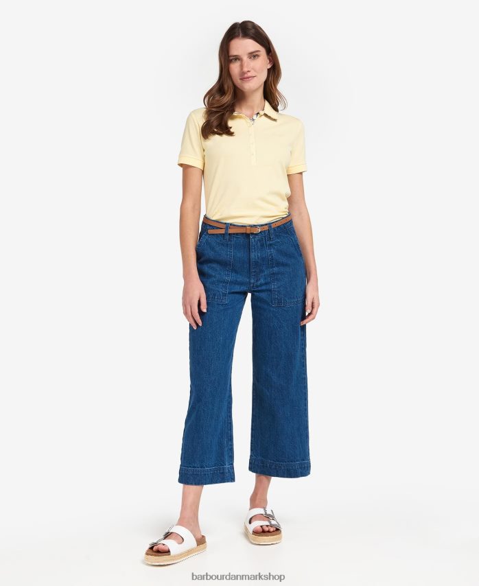 ecru southport cropped jeans BR2BR21770 Kvinder Barbour tøj