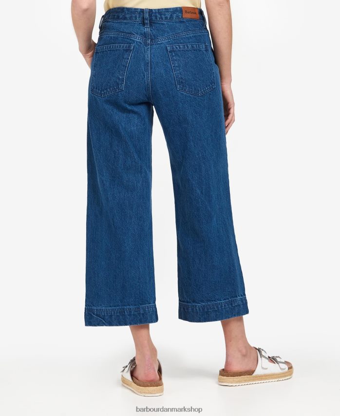 ecru southport cropped jeans BR2BR21770 Kvinder Barbour tøj