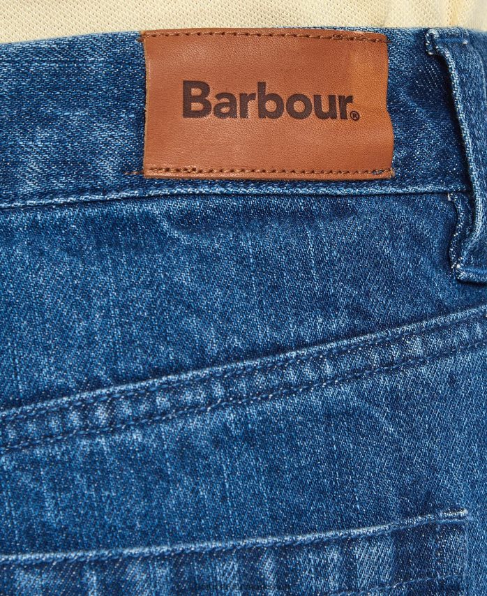 ecru southport cropped jeans BR2BR21770 Kvinder Barbour tøj