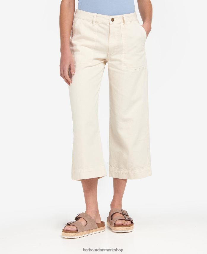 ecru southport cropped jeans BR2BR21773 Kvinder Barbour tøj