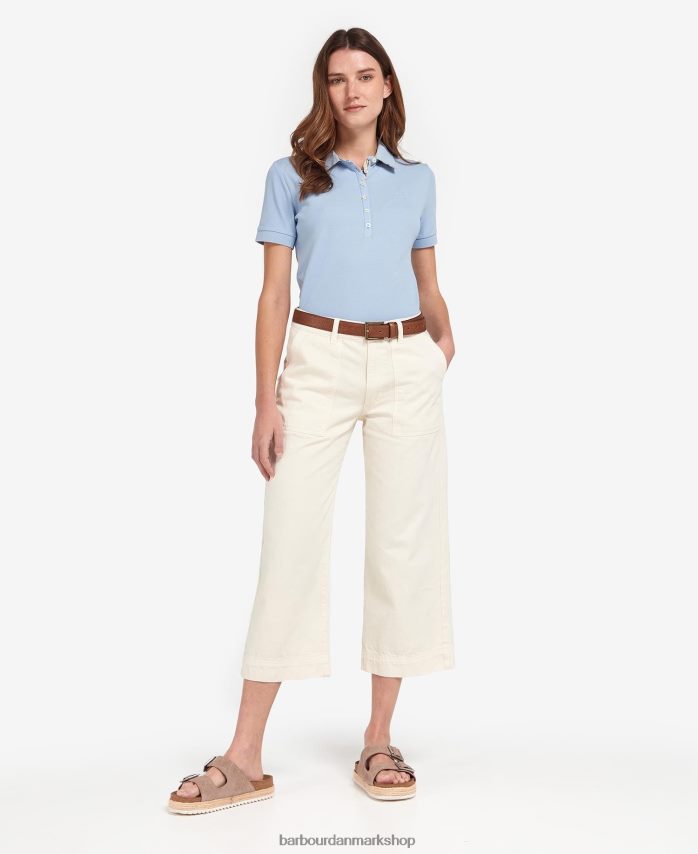 ecru southport cropped jeans BR2BR21773 Kvinder Barbour tøj