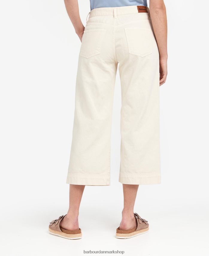 ecru southport cropped jeans BR2BR21773 Kvinder Barbour tøj