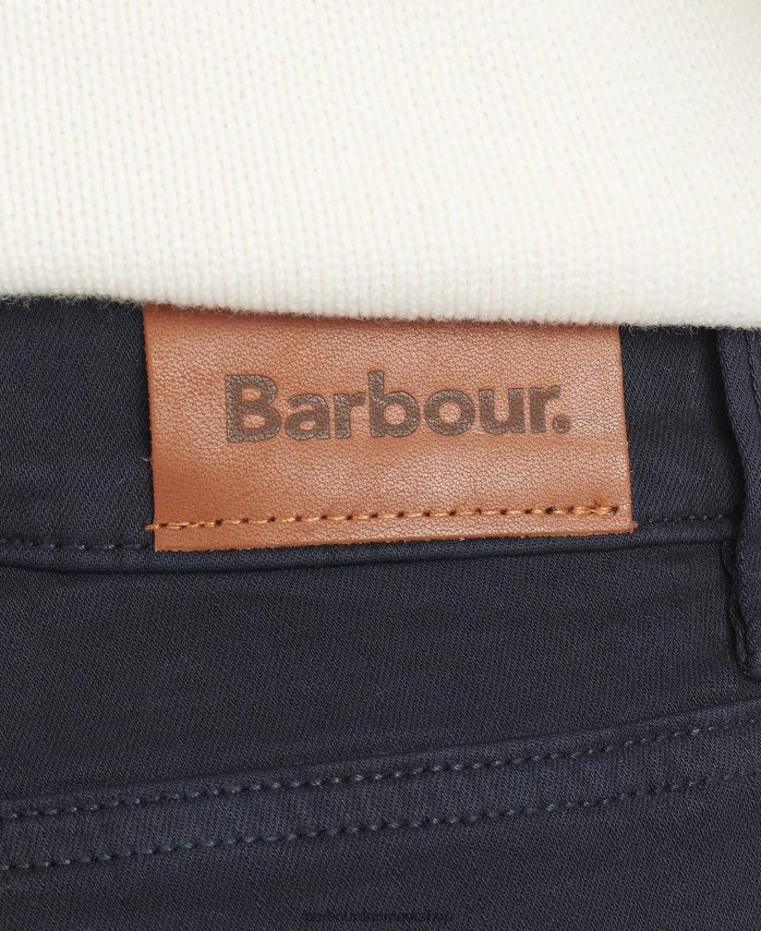 hvid essentielle slanke bukser BR2BR21778 Kvinder Barbour tøj