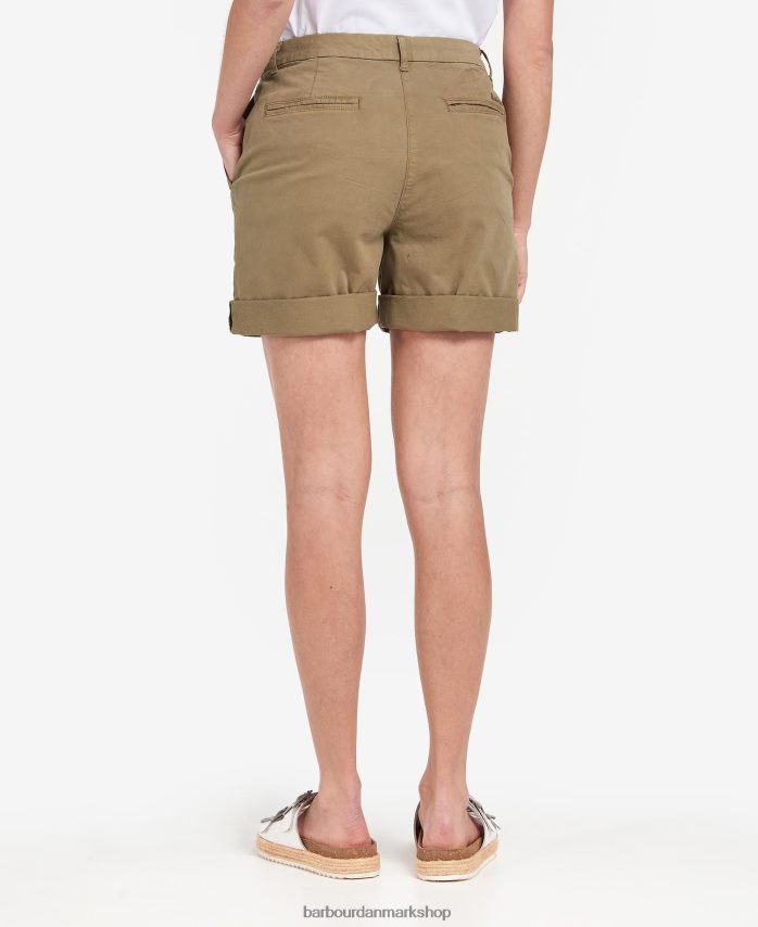 klassisk hvid chino shorts BR2BR21764 Kvinder Barbour tøj