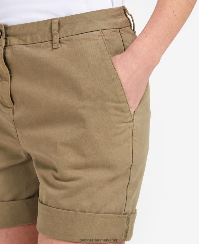 klassisk hvid chino shorts BR2BR21764 Kvinder Barbour tøj