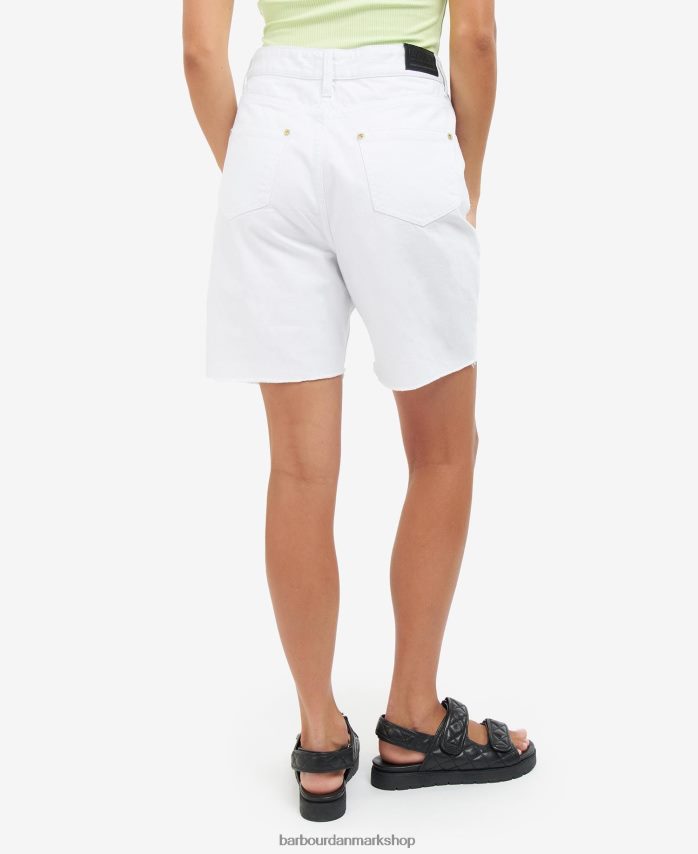 klassisk hvid galica shorts BR2BR21788 Kvinder Barbour tøj