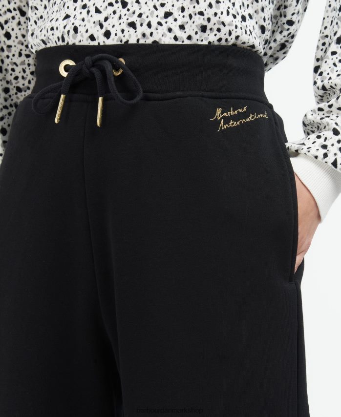 klassisk sort parallelle joggere BR2BR21791 Kvinder Barbour tøj