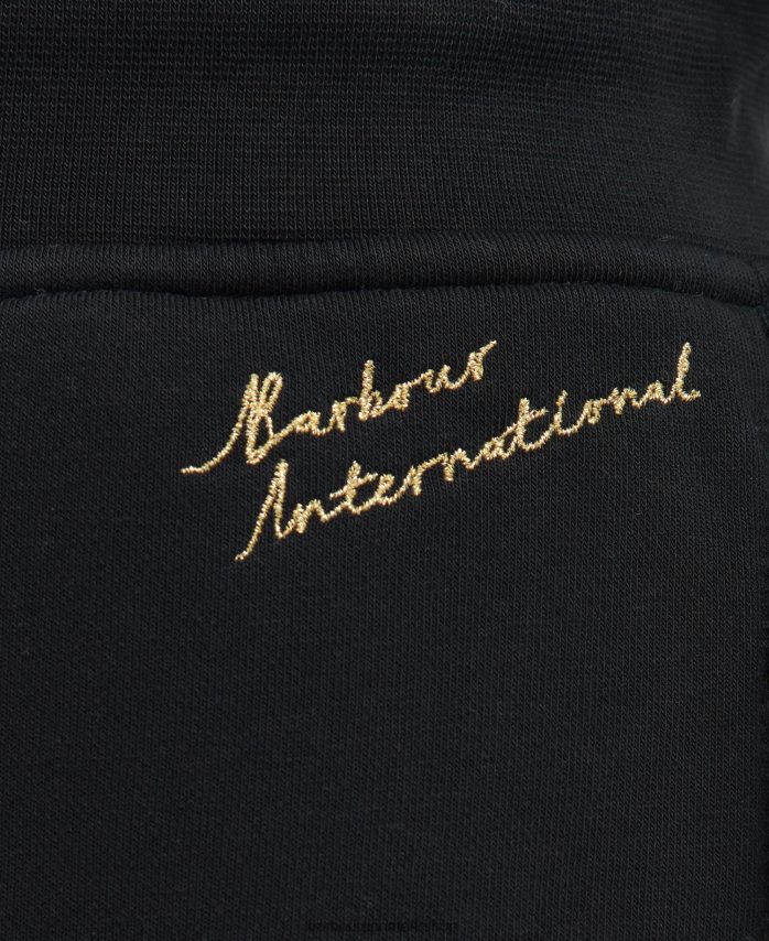 klassisk sort parallelle joggere BR2BR21791 Kvinder Barbour tøj