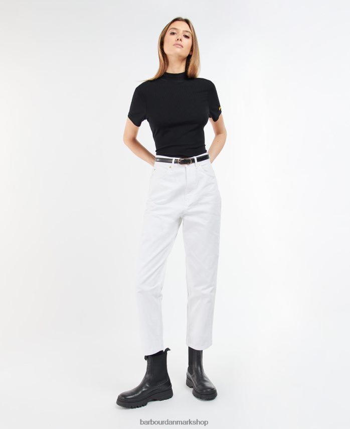 sort garcia jeans i høj talje BR2BR21792 Kvinder Barbour tøj