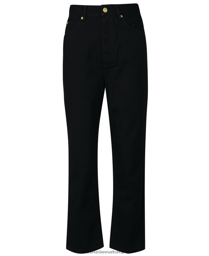 sort garcia jeans i høj talje BR2BR21798 Kvinder Barbour tøj