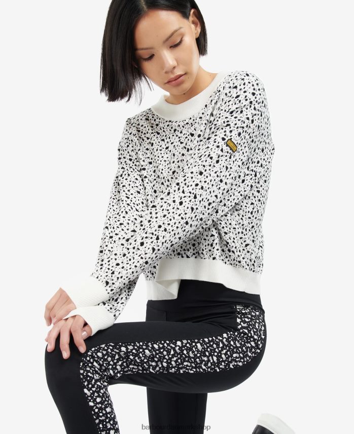 sort/multi pavillon legging BR2BR21809 Kvinder Barbour tøj