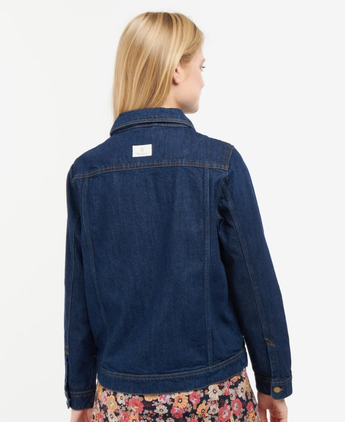 indigo adria denim jakke BR2BR21588 Kvinder Barbour tøj