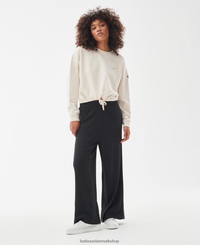 blød gul anderson sweatshirt BR2BR22009 Kvinder Barbour tøj