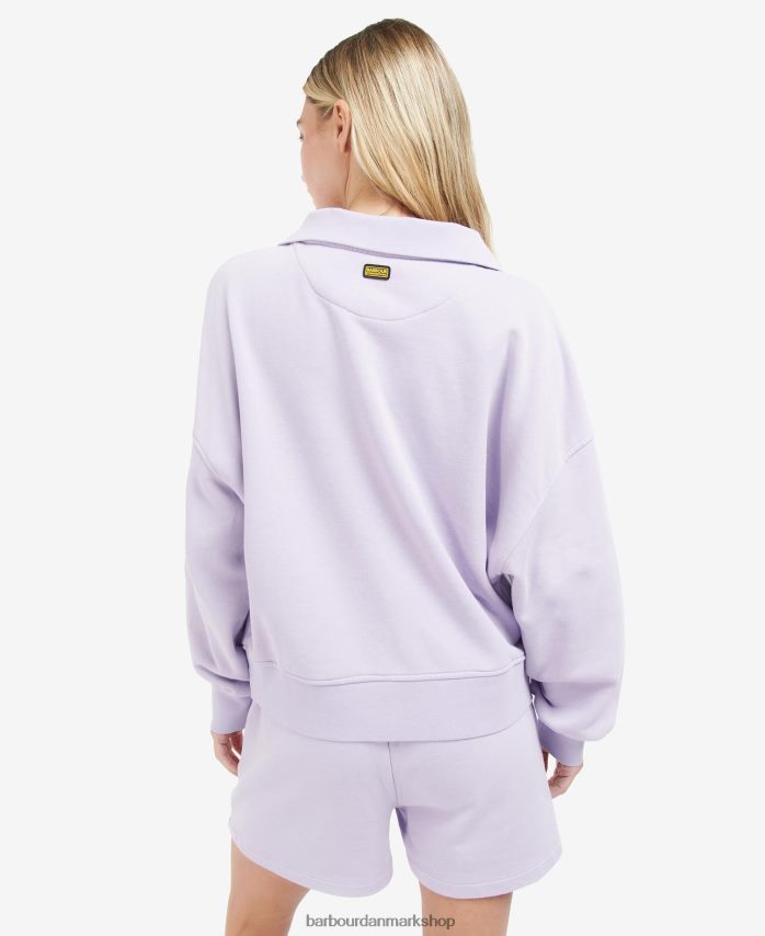 blåregn lando sweatshirt med halv lynlås BR2BR22017 Kvinder Barbour tøj