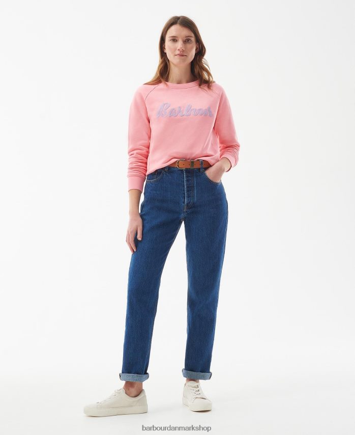 bleg lilla otterburn sweatshirt BR2BR22011 Kvinder Barbour tøj