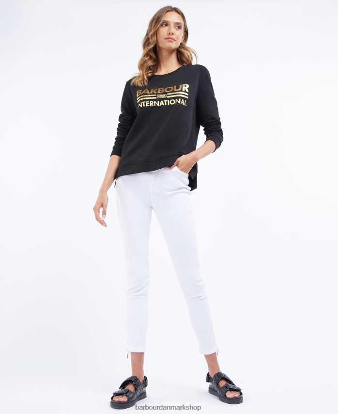 hvid originals crew sweatshirt BR2BR22015 Kvinder Barbour tøj