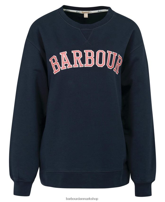 klassisk flåde northumberland sweatshirt BR2BR21998 Kvinder Barbour tøj