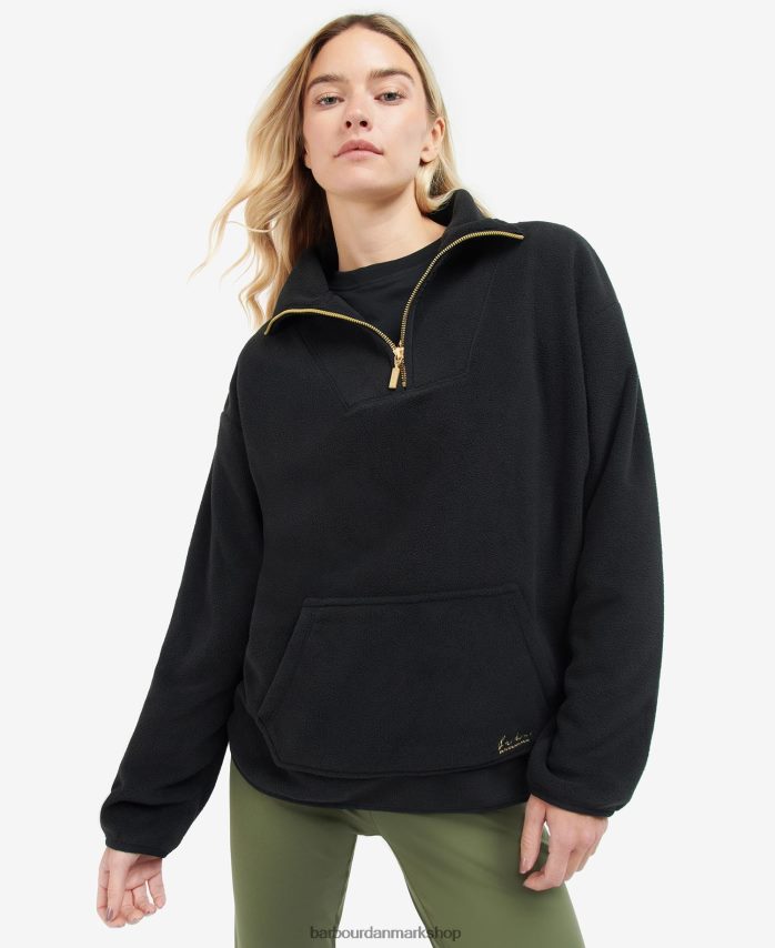 klassisk sort roland fleece BR2BR22004 Kvinder Barbour tøj