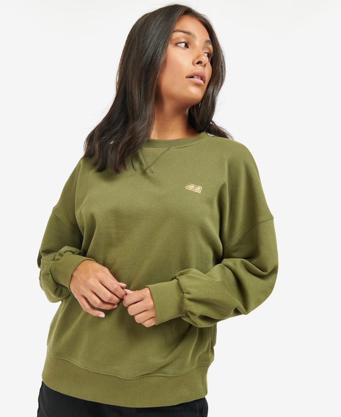 lyserød limonade rossin sweatshirt BR2BR22028 Kvinder Barbour tøj