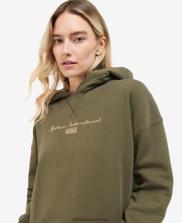 palmer grøn alpine sweatshirt BR2BR22025 Kvinder Barbour tøj